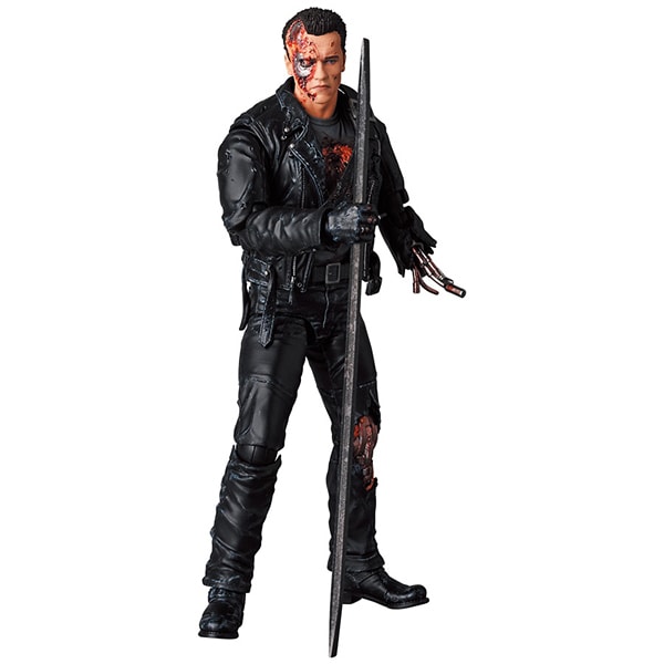 Chargez l&#39;image dans la visionneuse de la galerie, MEDICOM TOY MAFEX No.191 Terminator 2: Judgment Day T-800 (T2: BATTLE DAMAGE Ver.) [Pre-painted Articulated Figure Approximately 160mm]
