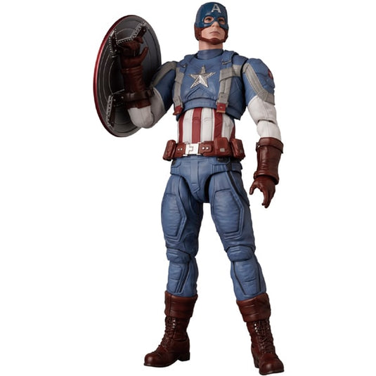 Pre-order MEDICOM TOY MAFEX Captain America: The Winter Soldier CAPTAIN AMERICA (Classic Suit) [Pre-painted Articulated Figure Approximately 160mm]