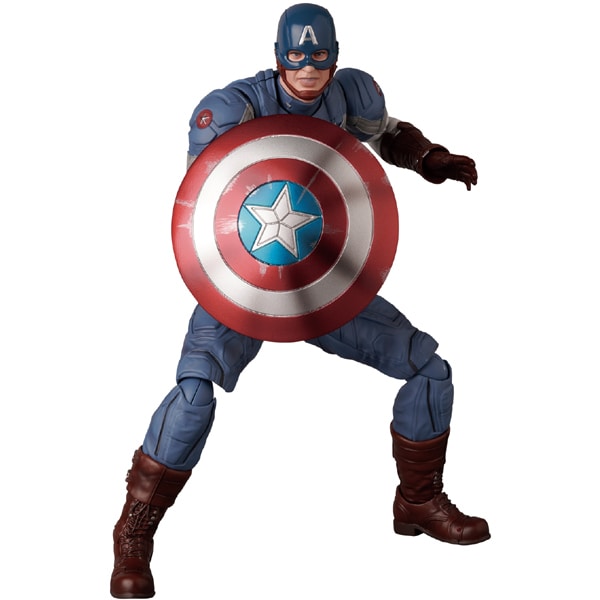 Load image into Gallery viewer, Pre-order MEDICOM TOY MAFEX Captain America: The Winter Soldier CAPTAIN AMERICA (Classic Suit) [Pre-painted Articulated Figure Approximately 160mm]
