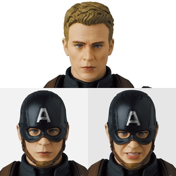Load image into Gallery viewer, Pre-order MEDICOM TOY MAFEX Captain America: The Winter Soldier CAPTAIN AMERICA(Stealth Suit) [Pre-painted Articulated Figure Approximately 160mm]
