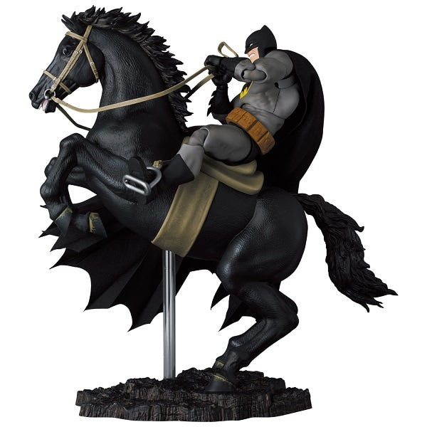 Cargue la imagen en el visor de la galería, Pre-order MEDICOM TOY MAFEX The Dark Knight Returns BATMAN &amp; HORSE (The Dark Knight Returns) [Pre-painted Articulated Figure]
