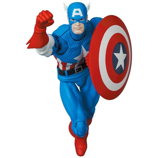 Laden Sie das Bild in Galerie -Viewer, Pre-order MEDICOM TOY MAFEX CAPTAIN AMERICA(COMIC Ver.) [Pre-painted Articulated Figure Approximately 160mm]
