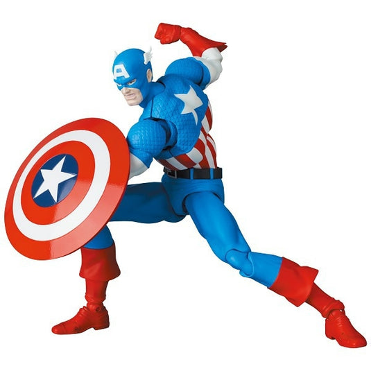 Pre-order MEDICOM TOY MAFEX CAPTAIN AMERICA(COMIC Ver.) [Pre-painted Articulated Figure Approximately 160mm]
