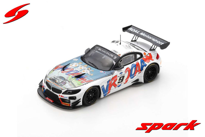 Spark 1/43 BMW Z4 GT3 #9 Roal Motorsport 24H Spa 2015