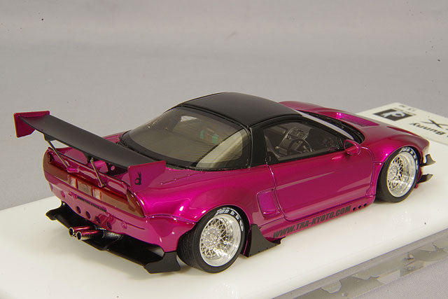 Laden Sie das Bild in Galerie -Viewer, EIDOLON 1/43 Rocket Bunny NSX Candy Purple/Chrome Mesh Wheels
