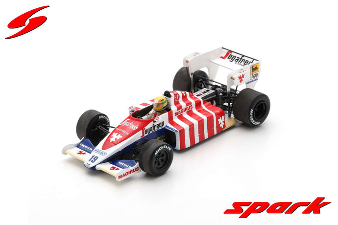 Spark 1/43 Toleman TG184 #19 3rd Portugal GP 1984 - A. Senna