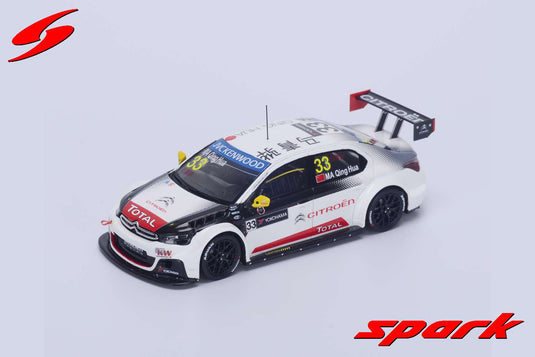 Spark 1/43 Citro?n C-Elysee WTCC #33 2nd R1 Race of Morocco Ma Qing Hua