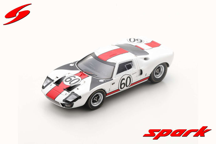 Spark 1/43 Ford GT40 #60 24H Le Mans 1966 Ickx/Neerpasch