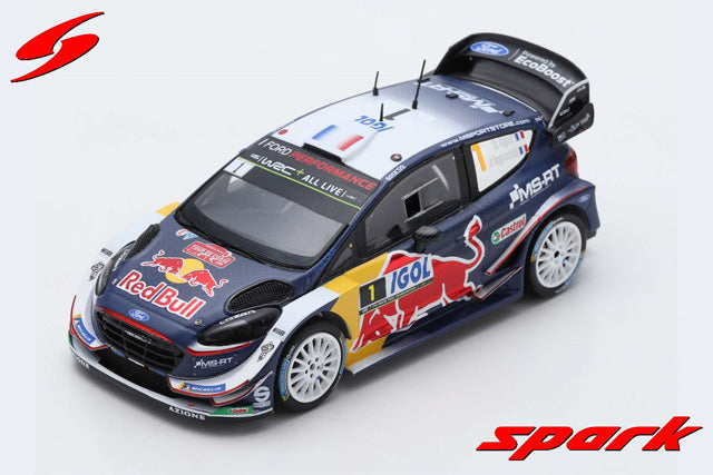 Spark 1/43 Ford Fiesta WRC M-Sport Ford WRT #1 Rally Corsica 2018 Winners Ogier/Ingrassia