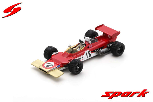 Spark 1/43 Lotus 63 #18 British GP 1969 - Jo Bonnier