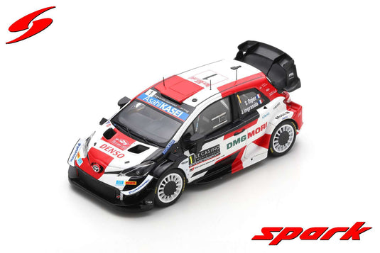 Spark 1/43 Toyota Yaris WRC Gazoo #1 Rally Monte Carlo 2021 Winners