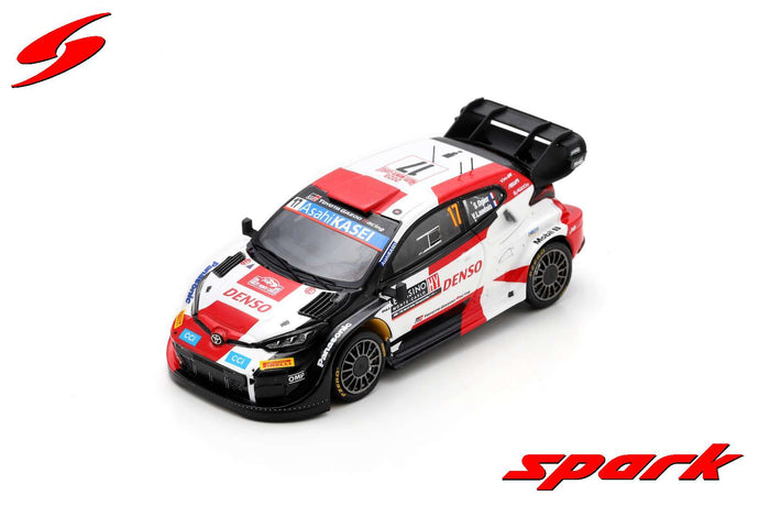 Spark 1/43 GR Yaris Rally1 #17 Winner Rally Monte Carlo 2023 - Ogier/Landais