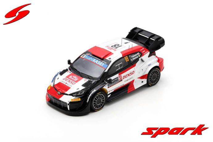 Spark 1/43 GR Yaris Rally1 #18 6th Rally Monte Carlo 2023 - Katsuta/Johnston