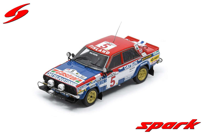 Spark 1/43 Datsun Violet GT #5 2nd Rally Safari 1981 - Aaltonen/Drews