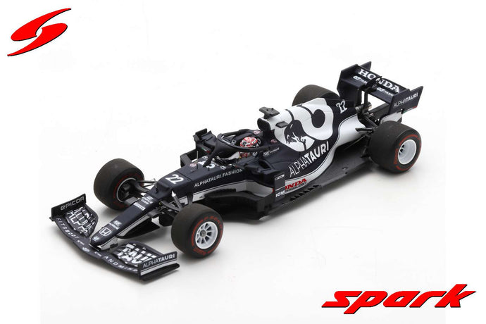 Spark 1/43 AlphaTauri AT02 #22 4th Abu Dhabi GP 2021 - Y. Tsunoda