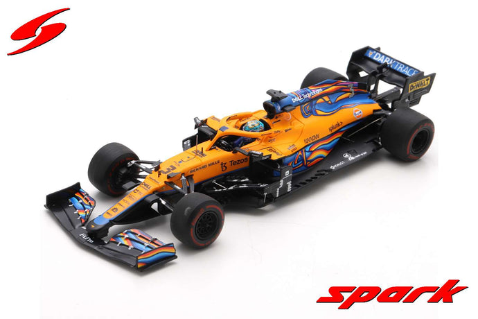 Spark 1/43 McLaren MCL35M #3 Abu Dhabi GP 2021 - D. Ricciardo