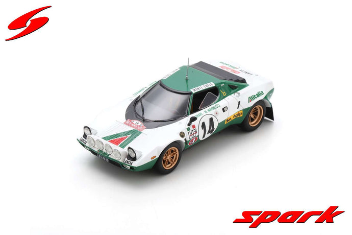 Spark 1/43 Lancia Stratos HF #14 Winner Rally Monte Carlo 1975