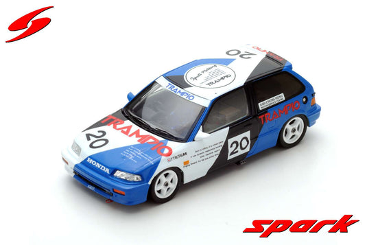 Spark 1/43 Honda Civic EF3 #20 3rd Grp3 Macau Guia Race 1990 Tsutsumi