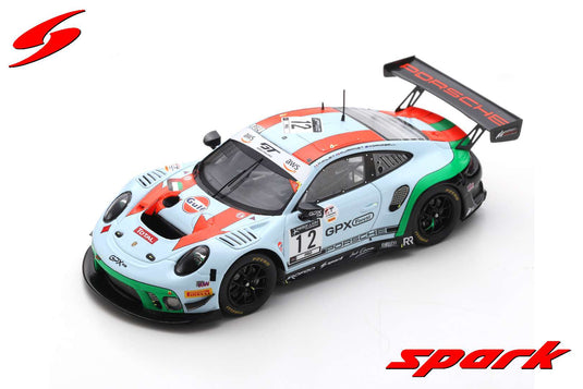 Spark 1/43 Porsche 911 GT3 R #12 GPX Racing 4th 24H Spa 2020