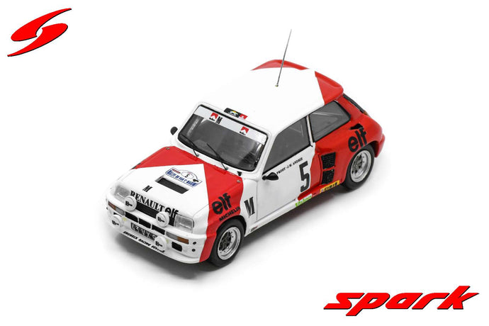 Spark 1/43 Renault 5 Turbo #5 Rallye de Var 1982 - Prost/Andri?