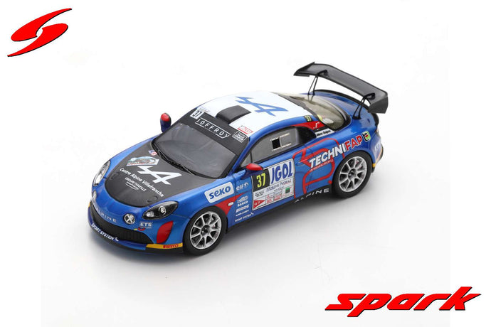 Spark 1/43 Alpine A110 RGT #37 Rallye Mont-Blanc 2020 Guigou/Coria