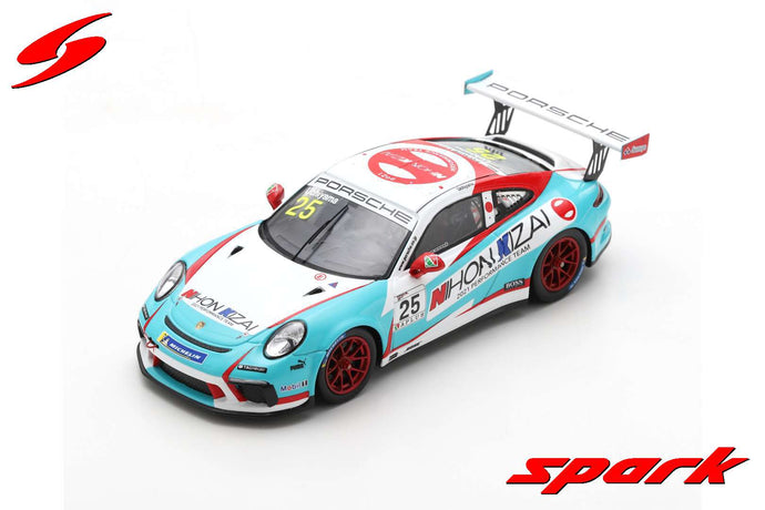 Spark 1/43 Porsche 911 GT3 Cup #25 Carrera Cup Japan 2021 Pro-am Champ - Uchiyama