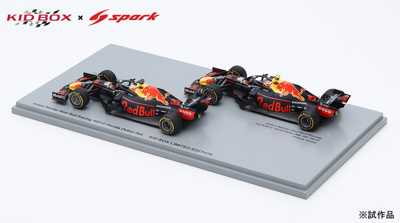 Cargue la imagen en el visor de la galería, Spark 1/43 Aston Martin Red Bull RB15 Honda Australian GP 2019 Debut Set
