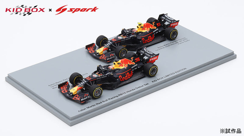 Cargue la imagen en el visor de la galería, Spark 1/43 Aston Martin Red Bull RB15 Honda Australian GP 2019 Debut Set
