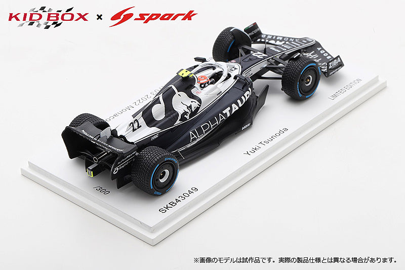 Cargue la imagen en el visor de la galería, Spark 1/43 AlphaTauri AT03 2022 Monaco GP #22 - Tsunoda
