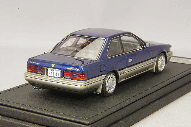 Laden Sie das Bild in Galerie -Viewer, ignition modelxTommy Tech 1/43 Nissan Leopard XS-II Dark Blue &quot;Dangerous Detective&quot;T-IG4305
