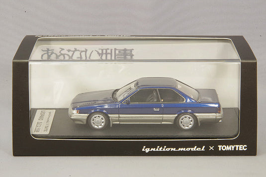 maquette d'allumagexTommy Tech 1/43 Nissan Leopard XS-II Bleu Foncé "Dangerous Detective"T-IG4305