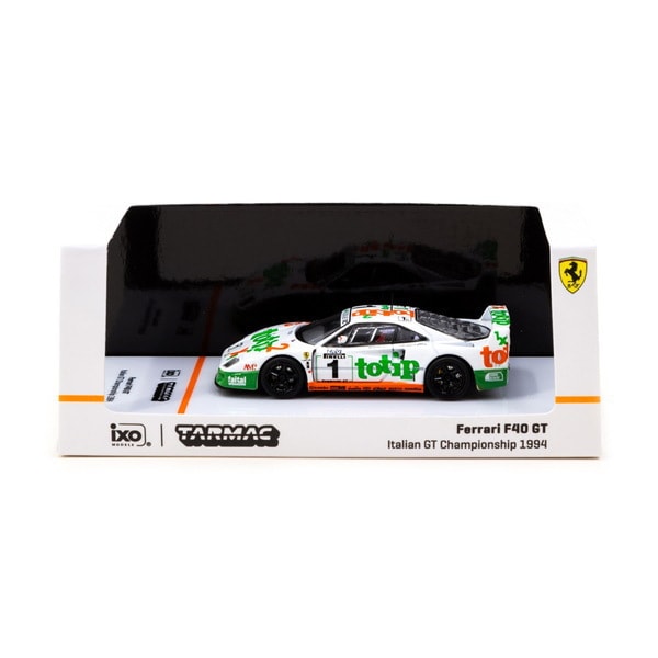 Laden Sie das Bild in Galerie -Viewer, TARMAC WORKS T64-076-94IGT01 1/64 Ferrari F40 GT Italian GT Championship 1994  Diecast
