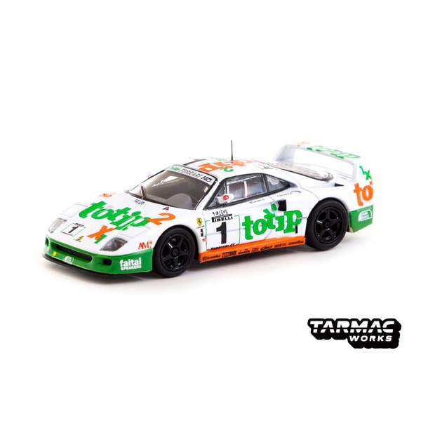 Cargue la imagen en el visor de la galería, TARMAC WORKS T64-076-94IGT01 1/64 Ferrari F40 GT Campeonato Italiano GT 1994 Diecast
