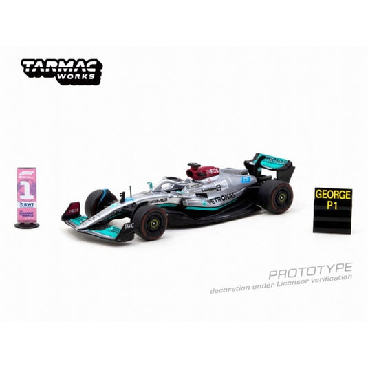 Pre-order TARMAC WORKS T64G-F044-GR1 1/64 Mercedes AMG F1 W13 E Performance Sao Paulo Grand Prix 2022 Winner  Diecast