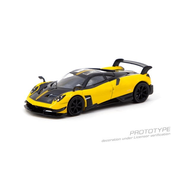 Load image into Gallery viewer, Pre-order TARMAC WORKS T64G-TL014-YL 1/64 Pagani Huayra BC Giallo Limone  Diecast
