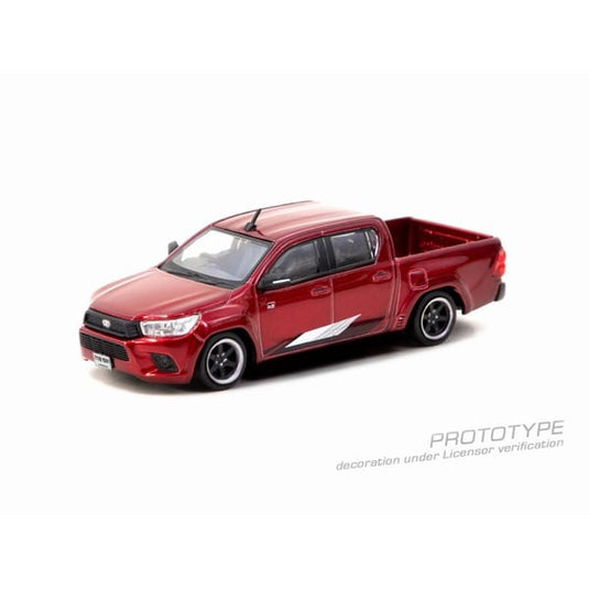 Pre-order TARMAC WORKS T64R-041-RE 1/64 Toyota Hilux Red  Diecast