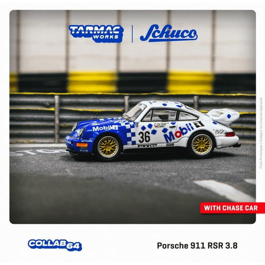 Précommande TARMAC WORKS T64S-003-93SPA 1/64 Porsche 911 RSR 3.8 24h de SPA 1993 #36 Winner Diecast