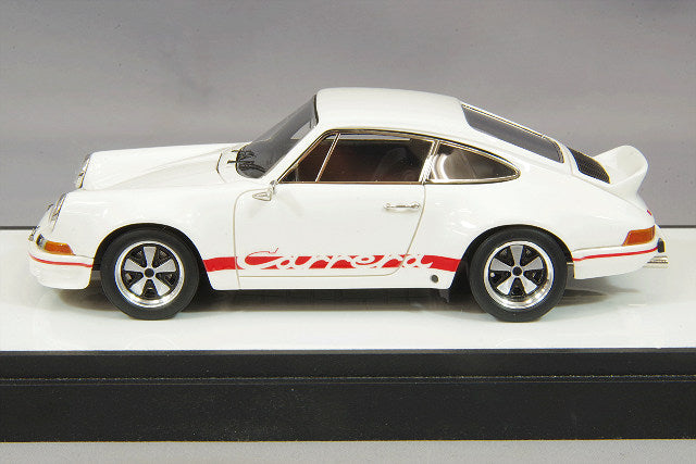 Chargez l&#39;image dans la visionneuse de la galerie, VISION 1/43 Porsche 911 Carrera RSR 2.8 1973 White/Red Stripe Reissue
