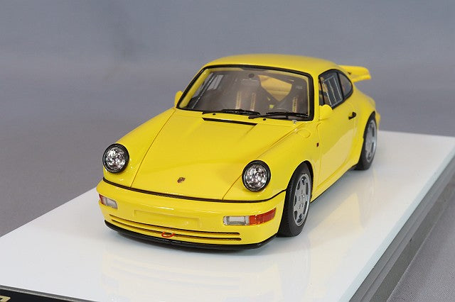 Chargez l&#39;image dans la visionneuse de la galerie, VISION 1/43 Porsche 911 (964) Carrera 4 Lightweight 1990 Speed Yellow
