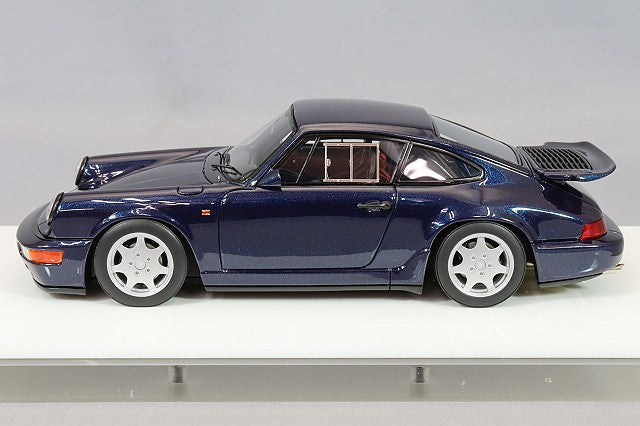 Chargez l&#39;image dans la visionneuse de la galerie, VISION 1/43 Porsche 911 (964) Carrera 4 Lightweight 1990 Midnight Blue
