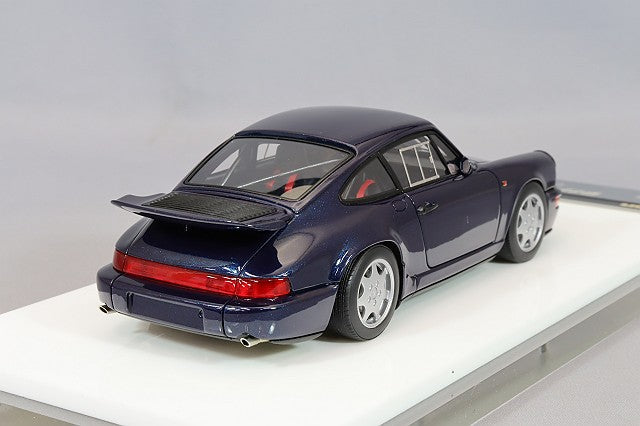 Cargue la imagen en el visor de la galería, VISION 1/43 Porsche 911 (964) Carrera 4 Lightweight 1990 Midnight Blue
