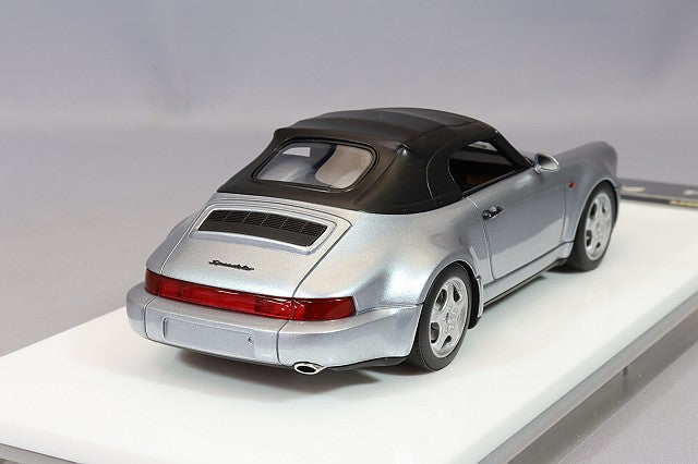 Chargez l&#39;image dans la visionneuse de la galerie, VISION 1/43 Porsche 911 (964) Speedster WTL 1993 Polar Silver Metallic
