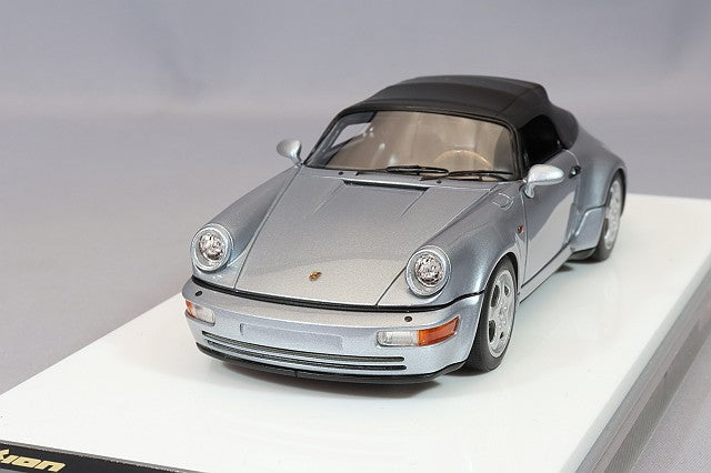 Load image into Gallery viewer, VISION 1/43 Porsche 911 (964) Speedster WTL 1993 Polar Silver Metallic
