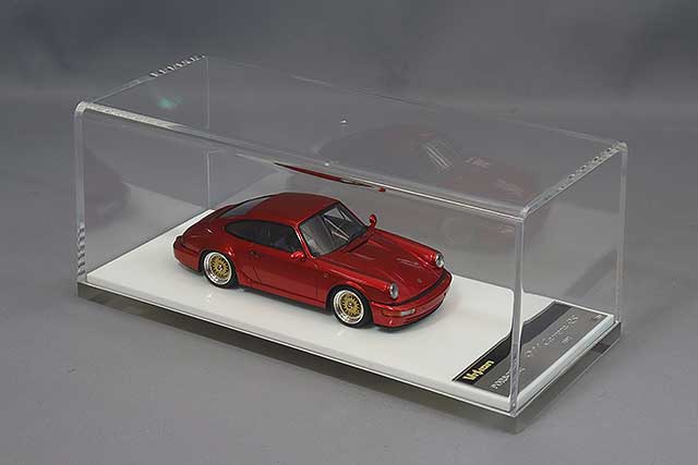 Cargue la imagen en el visor de la galería, VISION 1/43 Porsche 911 (964) CarreraRS 1992 BBS 18 Inch Wheels Candy Red
