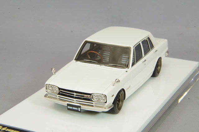 Laden Sie das Bild in Galerie -Viewer, VISION 1/43 Nissan Skyline2000 GT-R (PGC10) 1969 RS Watanabe 8 Spoke Wheels White
