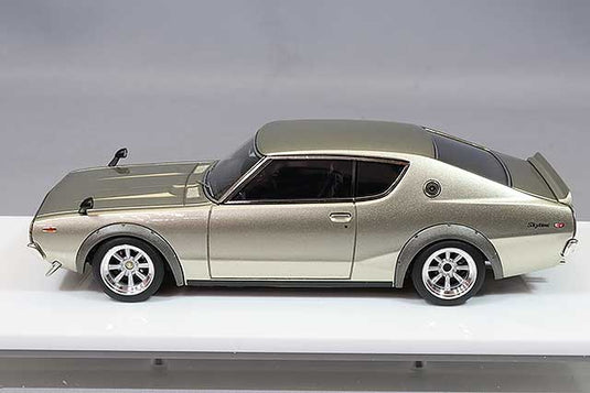 VISION 1/43 Nissan Skyline2000 GT-R (KPGC110) 1973 RS Watanabe 8 Spoke Wheels Champagne Silver