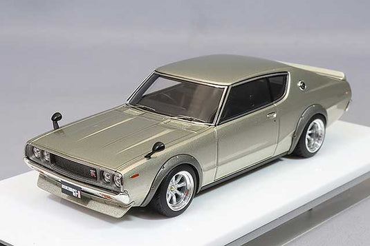 VISION 1/43 Nissan Skyline2000 GT-R (KPGC110) 1973 RS Watanabe 8 Spoke Wheels Champagne Silver