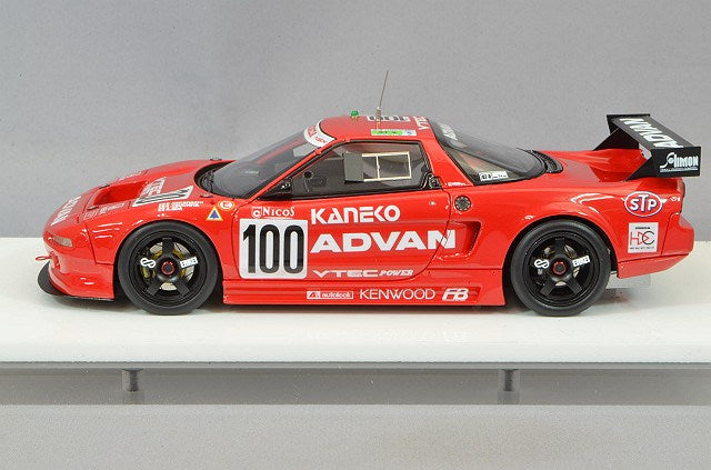 Load image into Gallery viewer, VISION 1/43 Honda NSX GT2 Team Kunimitsu &quot;ADVAN&quot; 1994 Tokachi 24H 2nd Place #100 Kuniyuki Takahashi/Keiichi Tsuchiya/Akira Iida
