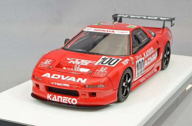 Load image into Gallery viewer, VISION 1/43 Honda NSX GT2 Team Kunimitsu &quot;ADVAN&quot; 1994 Tokachi 24H 2nd Place #100 Kuniyuki Takahashi/Keiichi Tsuchiya/Akira Iida
