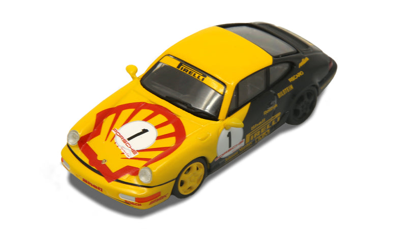 Chargez l&#39;image dans la visionneuse de la galerie, Spark 1/64 Porsche 911 (964) Shell Carrera Cup 1991 Set
